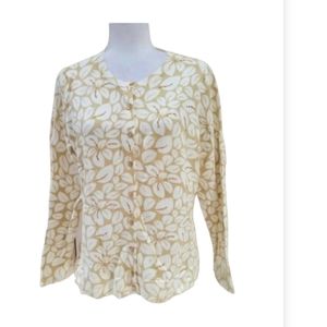 CHARTER CLUB decorative cardigan Like New